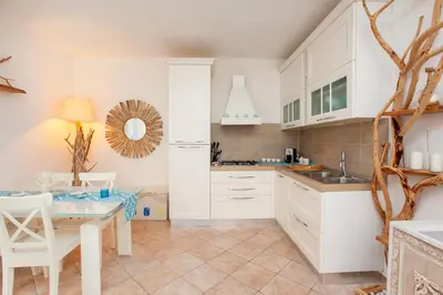 Cucina o angolo cottura di Villa Coclea con piscina