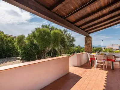 Balcone o terrazza di Pittulongu Villa near Rocce Beach for 4