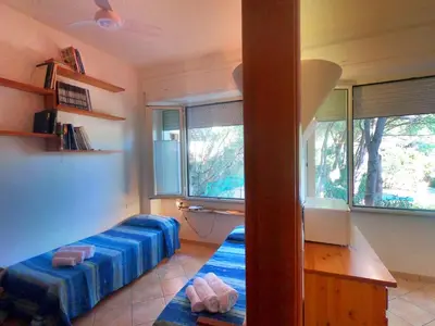 Letto o letti in una camera di Villa Emilia appartments
