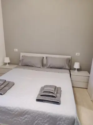 Letto o letti in una camera di Casa Mariangela