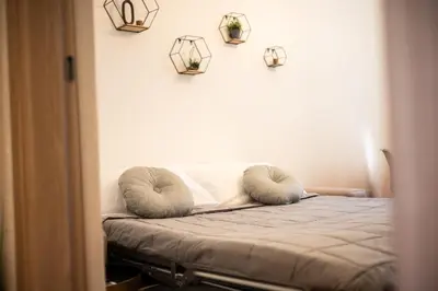 Letto o letti in una camera di Casa Smeralda Olbia