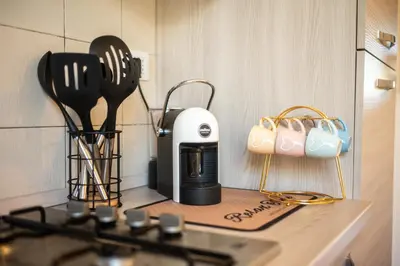 Cucina o angolo cottura di Casa Smeralda Olbia