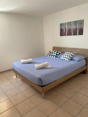 Letto o letti in una camera di Appartamento Blue IUN T1261