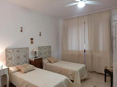 Letto o letti in una camera di CASA Frau