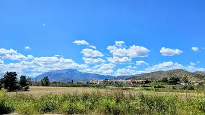 Paesaggio naturale nelle vicinanze della villa