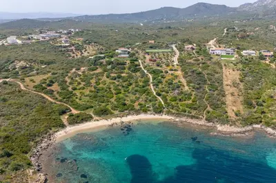 Paesaggio naturale nelle vicinanze della villa