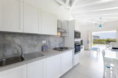 Cucina o angolo cottura di Villa corallo SX Ottiolu