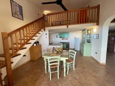Cucina o angolo cottura di Casa Punta Ruinas