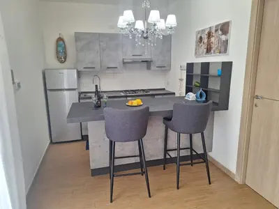 Cucina o angolo cottura di Appartamento lungo via del mare