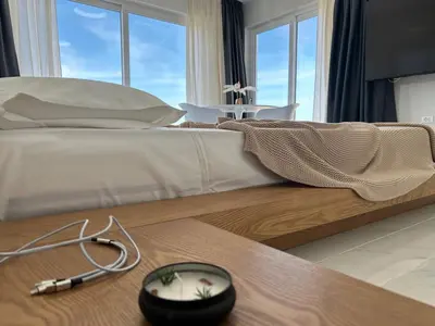 Letto o letti in una camera di Smart Luxury Suites & Apartments