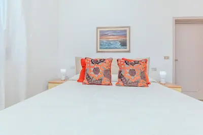 Letto o letti in una camera di Splendido Appartamento in centro a Padru