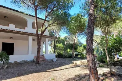 Giardino di VILLA PIETRAMARINA CALA LIBEROTTO appartamento 5 posti