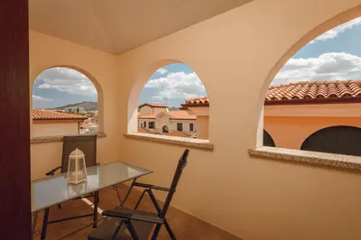 Balcone o terrazza di OLBIA SKYVIEW ATTIC, Gaia's House