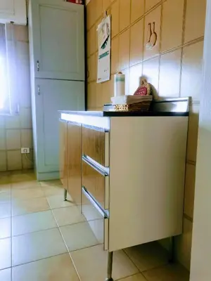 Cucina o angolo cottura di La casetta sulla spiaggia