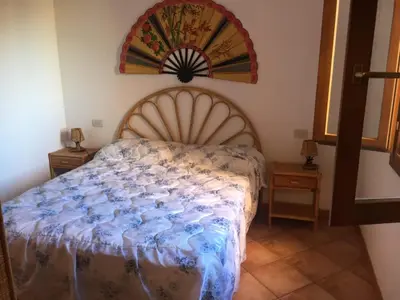 Letto o letti in una camera di Appartamento Panoramico