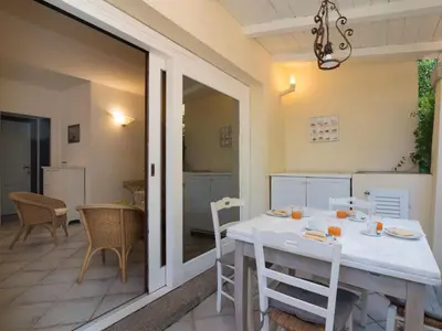 Area soggiorno di Apartment Peonia by Interhome