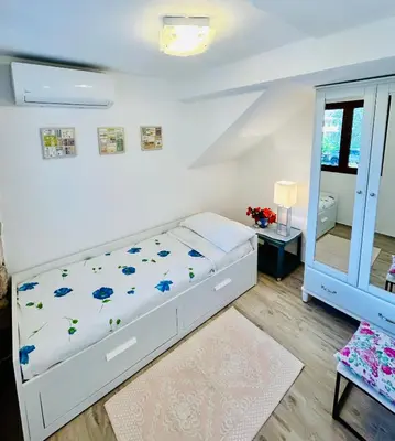 Letto o letti in una camera di La Casetta di Irene