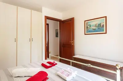 Letto o letti in una camera di VILLA Piera SOS ARANZOS -Golfo Aranci Sea View-
