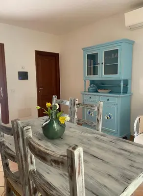 Cucina o angolo cottura di Villa Ginevra a Lu Fraili - San Teodoro