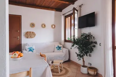 TV o dispositivi per l'intrattenimento presso Cactus Mare Apartment