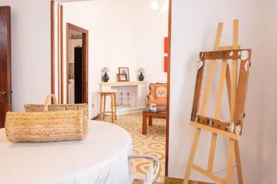 Letto o letti in una camera di Casa Babylon, Bohemian Getaway