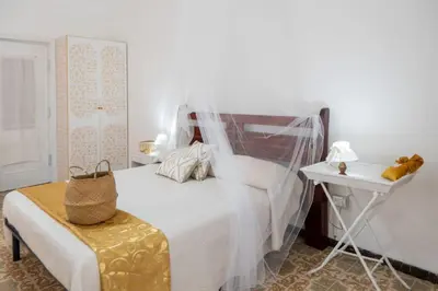 Letto o letti in una camera di Casa Babylon, Bohemian Getaway
