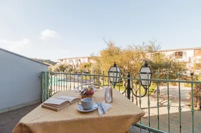 Balcone o terrazza di Appartamento Gli Ontani