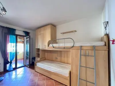 Letto o letti in una camera di Appartamento