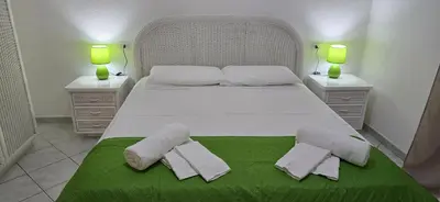 Letto o letti in una camera di Casa Vacanze Dora