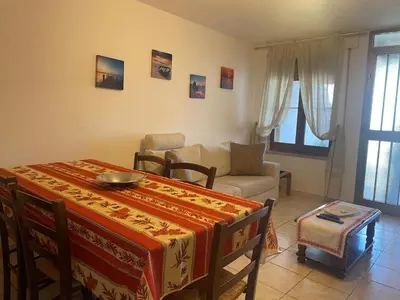Letto o letti in una camera di Casa Beccari