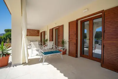 Balcone o terrazza di AMBRA Holiday Rooms - Rooms & Beach