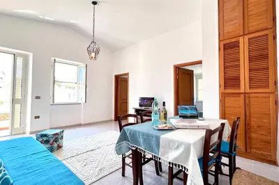 TV o dispositivi per l'intrattenimento presso Sea house in the heart of Santa Lucia