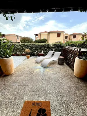 Area soggiorno di Dimora Marina - con giardino