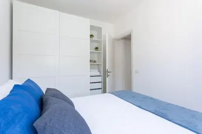 Letto o letti in una camera di Olbia Marina - Near Airport with SwimmingPool
