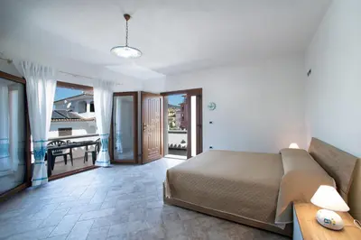 Area soggiorno di Splendida Villa vicino al magico mare di Orosei