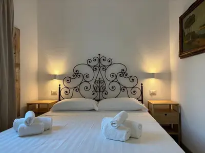 Letto o letti in una camera di Jimy House