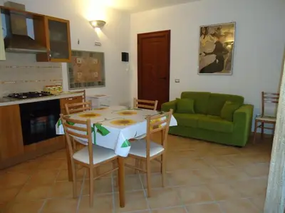 Cucina o angolo cottura di Lovely Apartment with terrace and Air Conditioning
