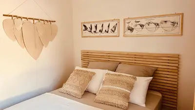 Letto o letti in una camera di Japandi Suites Olbia
