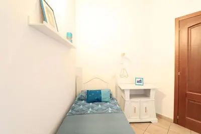 Letto o letti in una camera di Sardegna Appartamento panoramico cod IUN Q4795