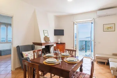 Area soggiorno di Seaview House Cala Gonone