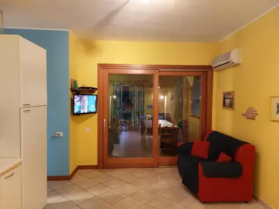 Area soggiorno di Casa vacanza sa pedra romanica