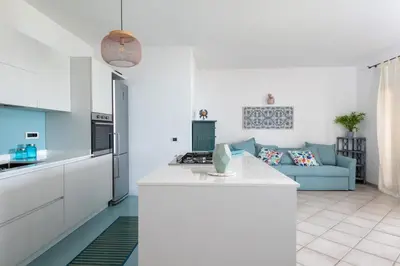 Cucina o angolo cottura di S'Abba e Sa Pedra - Your House in Sardinia