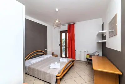 Letto o letti in una camera di Topazio Home