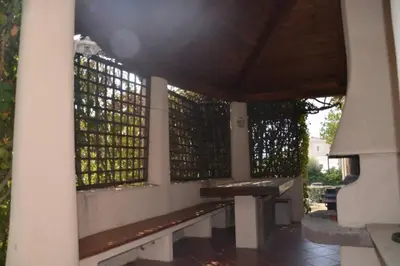 Balcone o terrazza di FPO-ISB02 Villa 4 pt letto, clima 150 mare