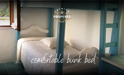 Letto o letti in una camera di Beach houseI 2 bdr I Cala Girgolu I parking