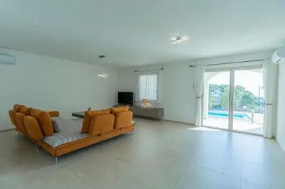 TV o dispositivi per l'intrattenimento presso Villa Infinity with Pool by Wonderful Italy