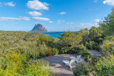 Paesaggio naturale nelle vicinanze della villa