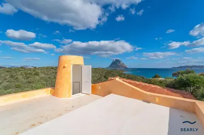 Paesaggio naturale nelle vicinanze della villa