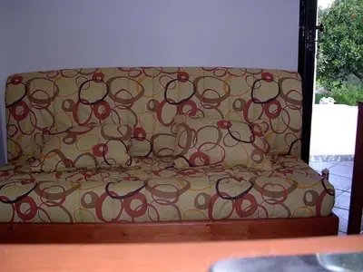 Area soggiorno di Appartamento villa delle Arance 300mt dalla spiaggia