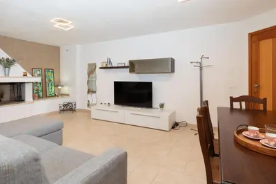 TV o dispositivi per l'intrattenimento presso Casa Al Borgo by Wonderful Italy